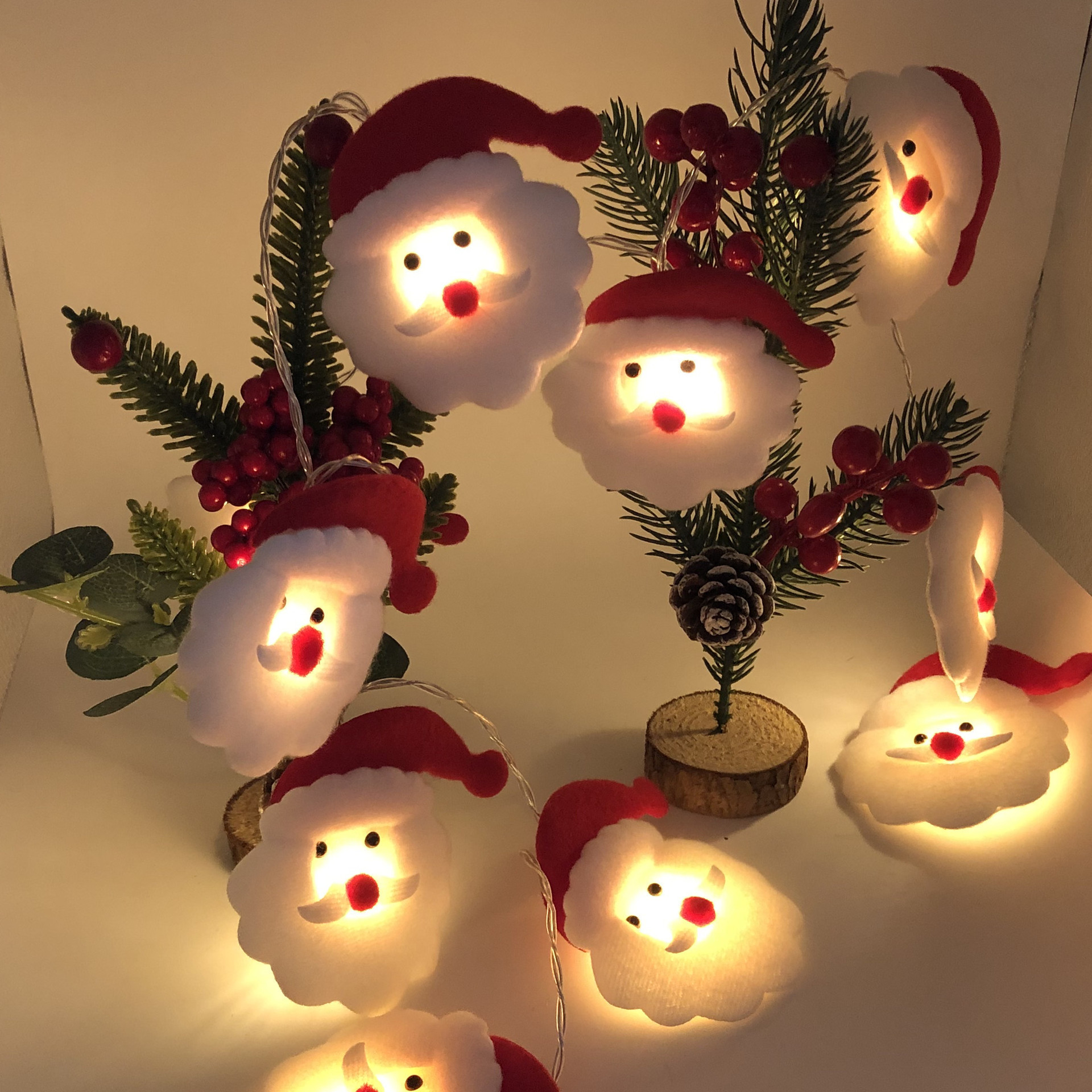 Christmas Decoration Snowman LED String Lights Garland Xmas Fairy Lights Decor For Home Navidad Christmas Ornament New Year - Image 3