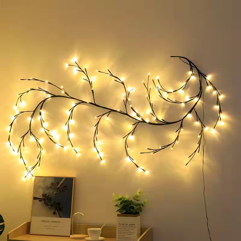 Vines With Lights Christmas Garland Light Flexible DIY Willow Vine Branch LED Light For Room Wall Wedding Party Decor - Image 4