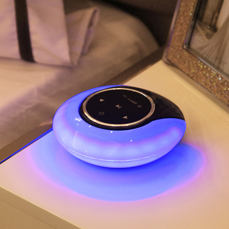 Creative Bluetooth Subwoofer Stereo Speaker LED Desk Lamp Stepless Dimming Folding Touch Atmosphere Night Light - Image 2