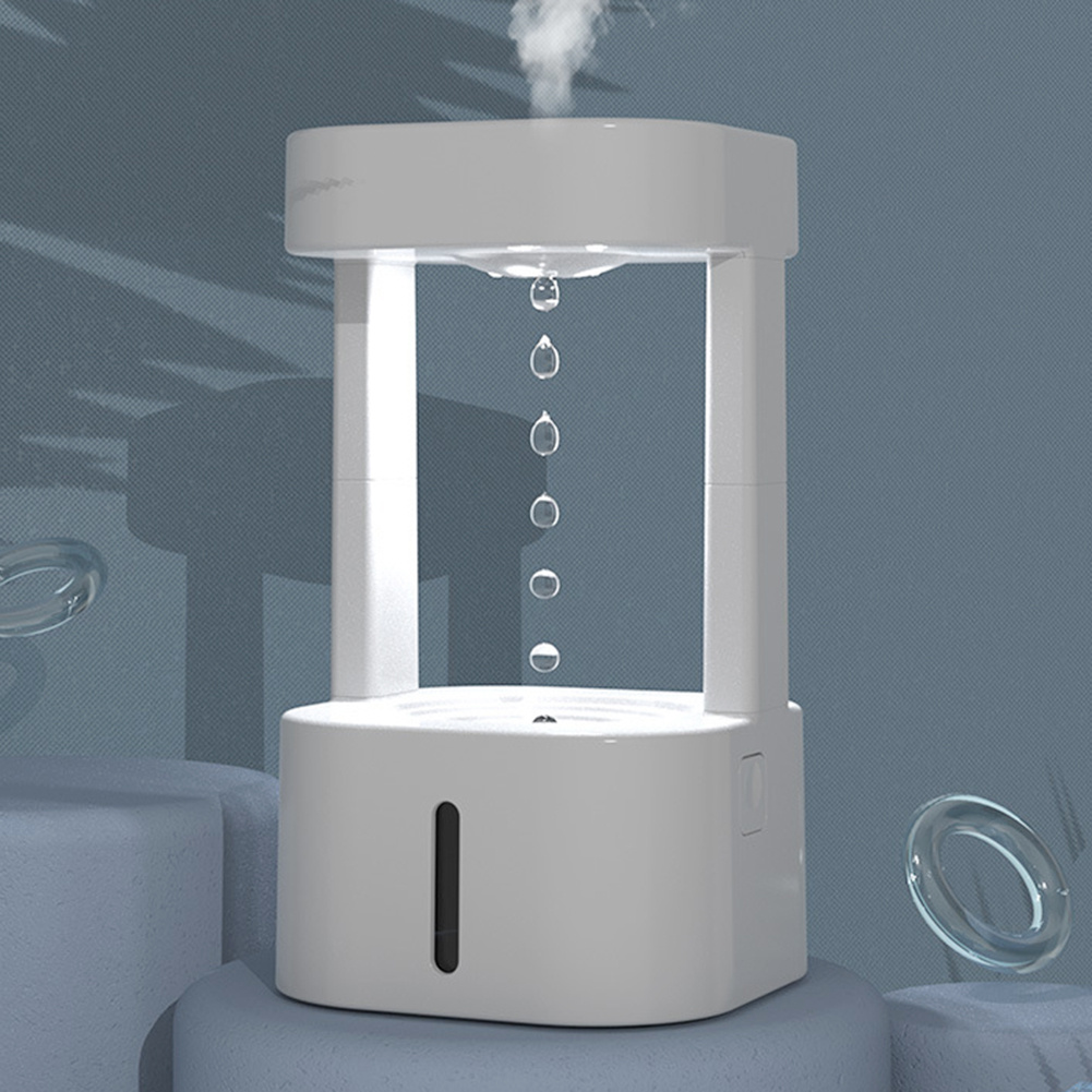 Creative Anti-gravity Water Drop Humidifier Air Conditioning Mist Spray Household Quiet Bedroom Office With 580ML Water Tank - Image 7