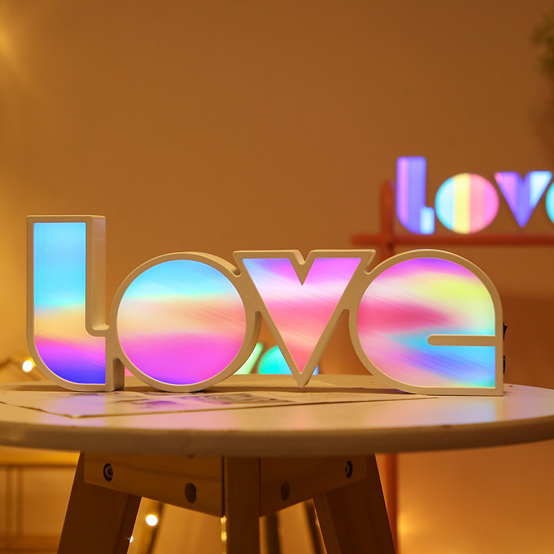 Valentines Day Decor LED LOVE Light Valentines Day Gift For Girlfriend Bithday Wedding Party Decoration Romantic Wedding Decor - Image 8