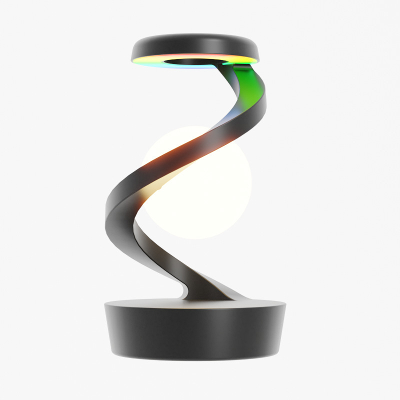 Rotating Moon Desk Lamp With Phone Wireless Charging Sensor Control Table Lamps Decorative Desktop Lamp Small Night Lamp Home Decor - Image 7