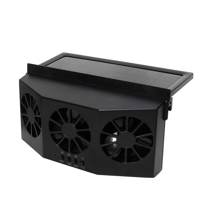 Car Fan Solar Window Sun Powered Car Auto Air Vent Cool Cooling System Radiator Fan Cooling Fan Energy Saving Car Styling Cooler - Image 6
