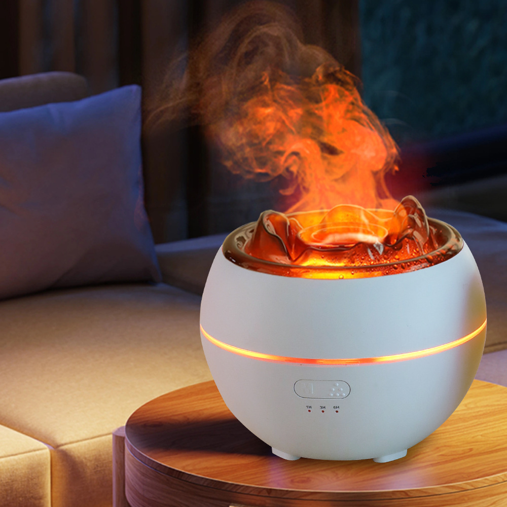 Flame Aroma Diffuser Household Desk Aromatherapy Humidifier - Image 3