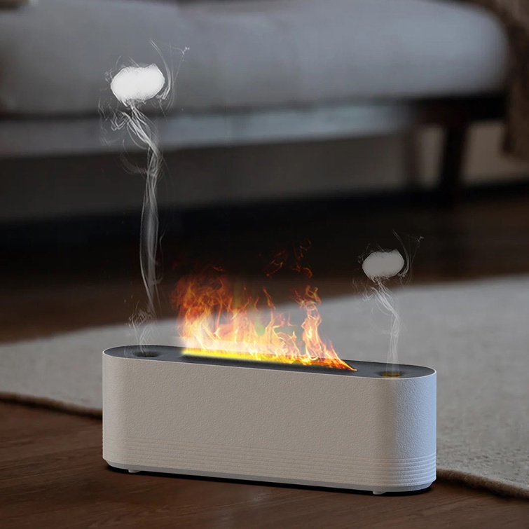 Flame Air Humidifier Ultrasonic 7 Colors Aroma Diffuser LED Cool Mist Maker Fogger Essential Oil Room Fragrance Office Home Decor - Image 8