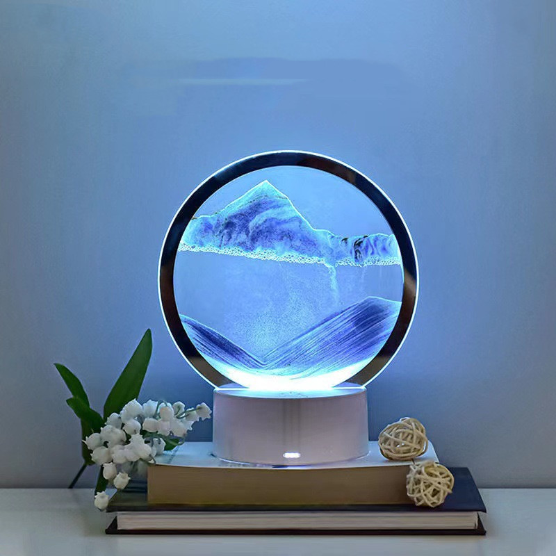 Creative 3D Quicksand Table Lamp Bedside - Image 2