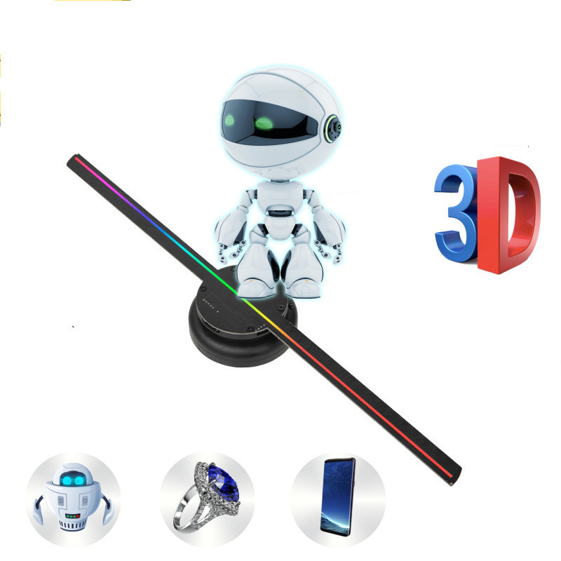 Led Luminous Sign Light Holographic Projector Diy Fan Screen Video Picture 3d Holographic Light Holiday Decoration - Image 6