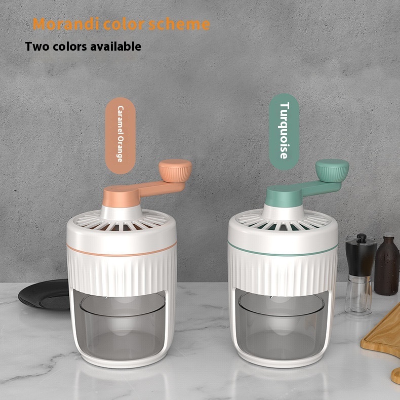 Hand-cranked Ice Shaving Machine Small Household Ice Crusher Hand-cranked Smoothie Machine Hail Ice Machine Kitchen Gadgets - Image 5