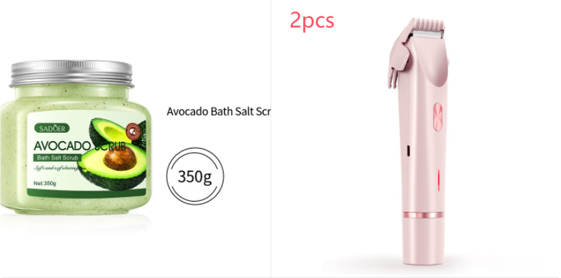 2 In 1 Hair Remover Women's Double Head Shaver Private Pubic Hair Trimmer Electric Razor Wet Dry Electric Body Hair - Image 9