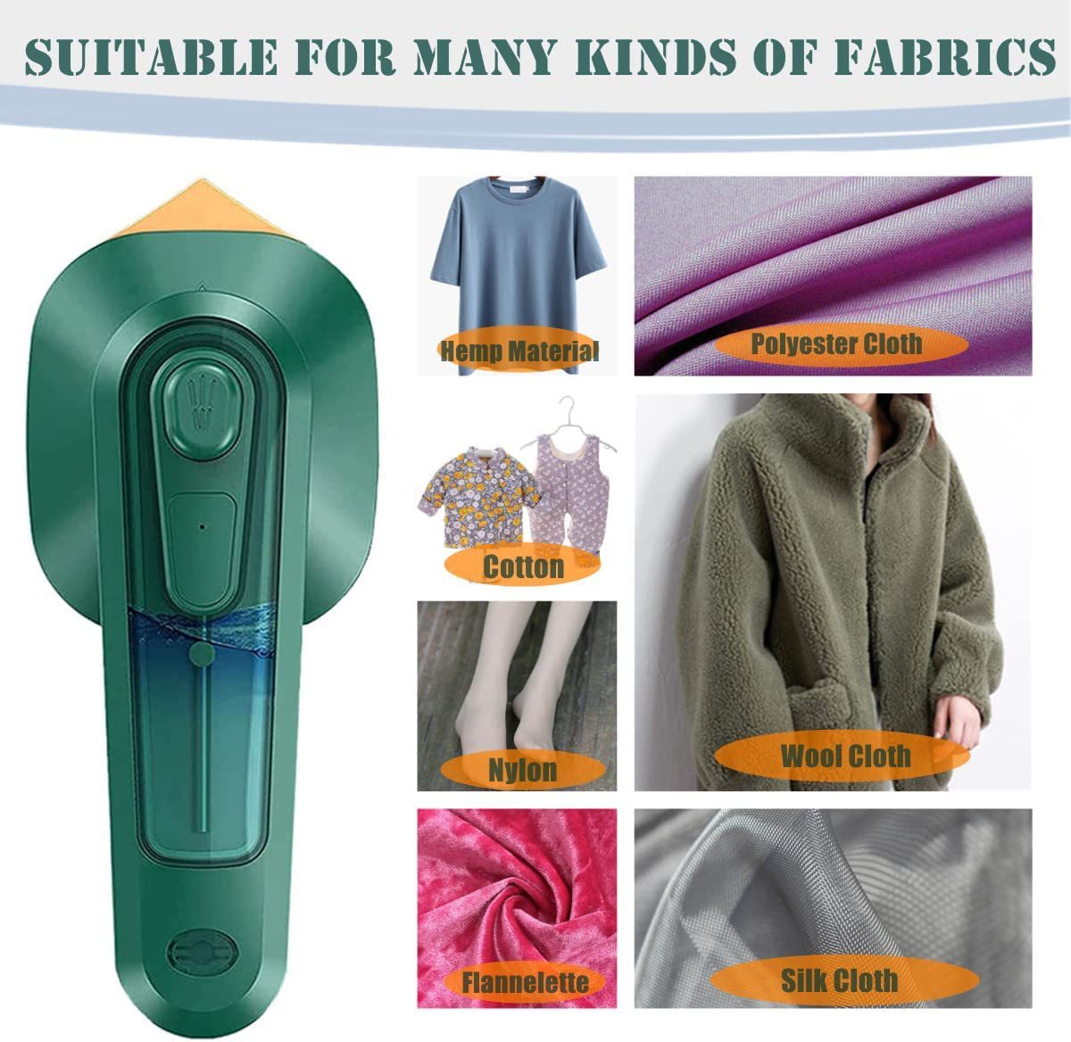 Handheld Portable Garment Ironing Machine Steam Household Upgrade Small Electric Iron Travel Ironing Machine Mini Iron - Image 8