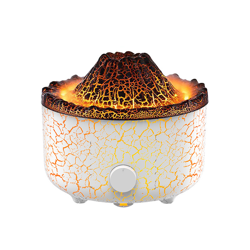 New Creative Volcano Humidifier Aromatherapy Machine Spray Jellyfish Air Flame Humidifier Diffuser - Image 7