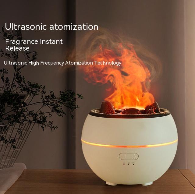 Flame Aroma Diffuser Household Desk Aromatherapy Humidifier - Image 9