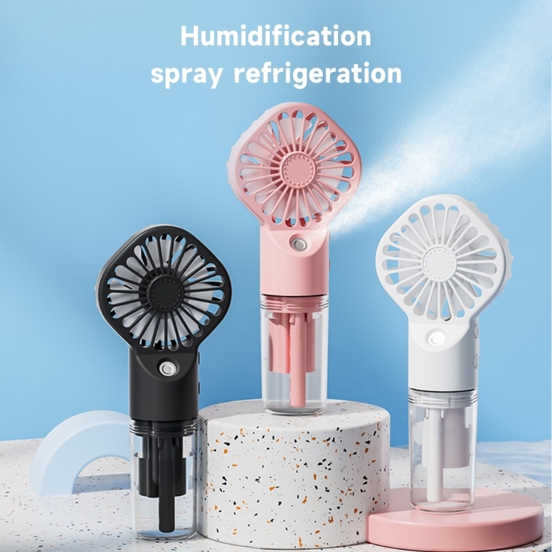Strong Power Spray Humidification Small Mist Fan Humidification Usb Charging Portable Fan Icy And Refreshing Fan Water Supplement - Image 2