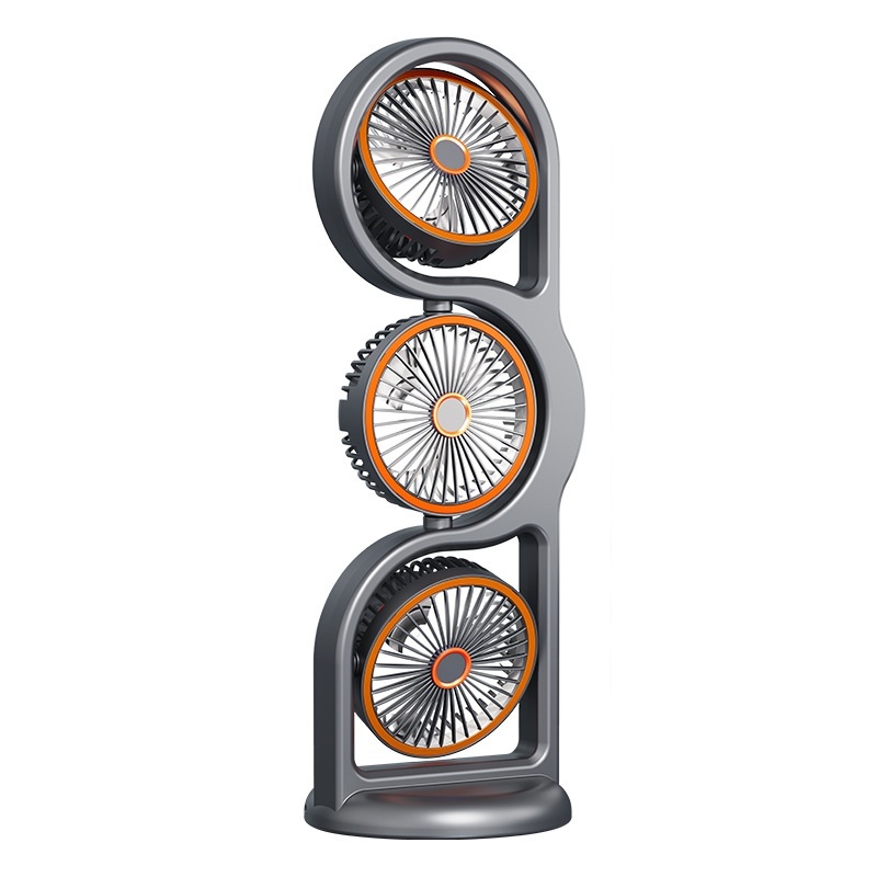 Multifunctional High-Wind-Force Three-Speed Fan With Night Light Dormitory And Outdoor Desktop Fan - Image 5